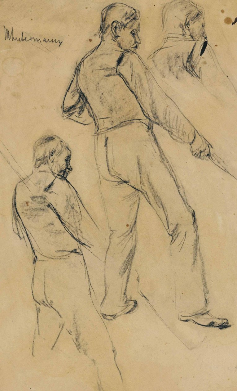 Bir erkeğin incelenmesi by Max Liebermann