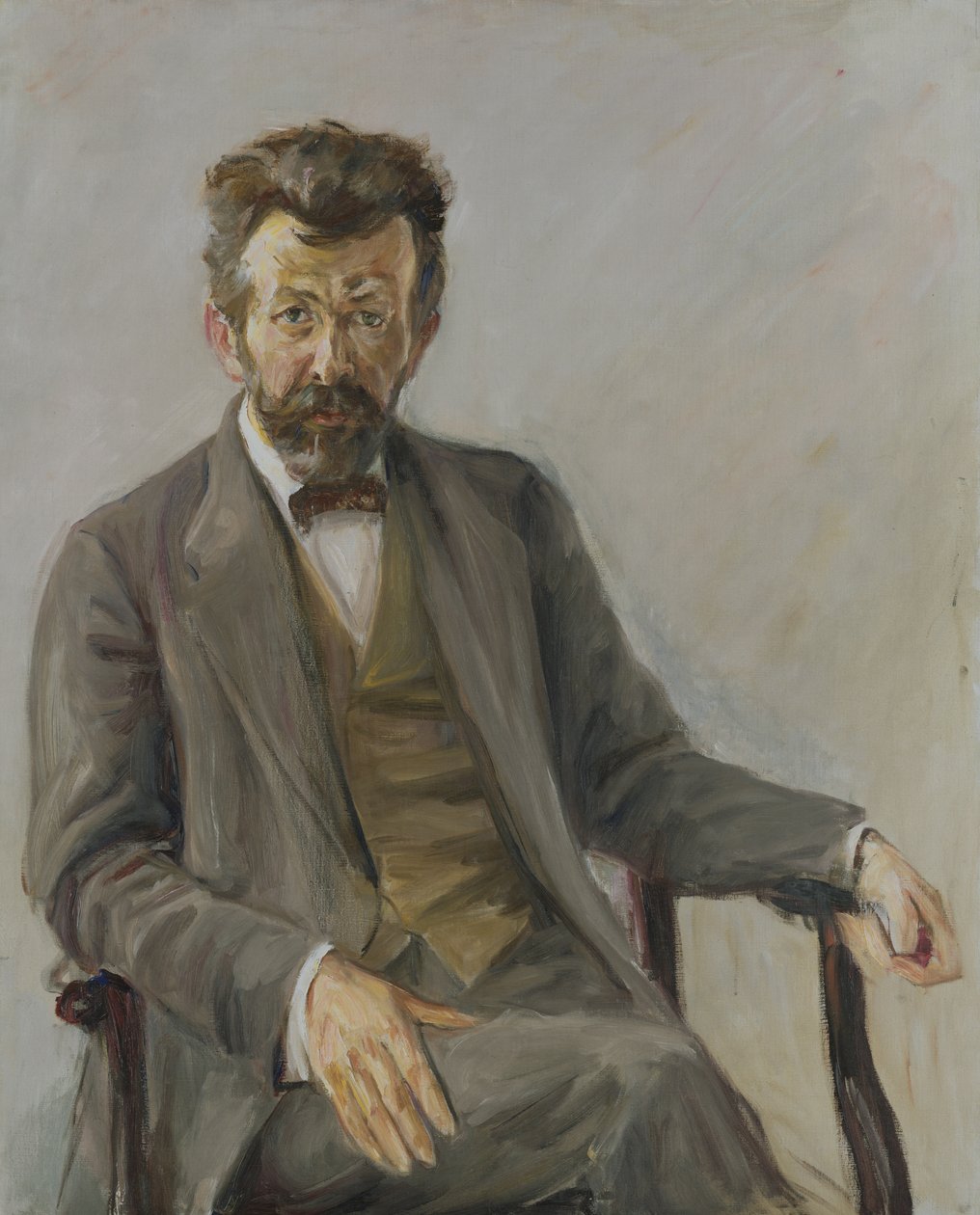 Şair Richard Dehmel (1863-1920), 1909 by Max Liebermann