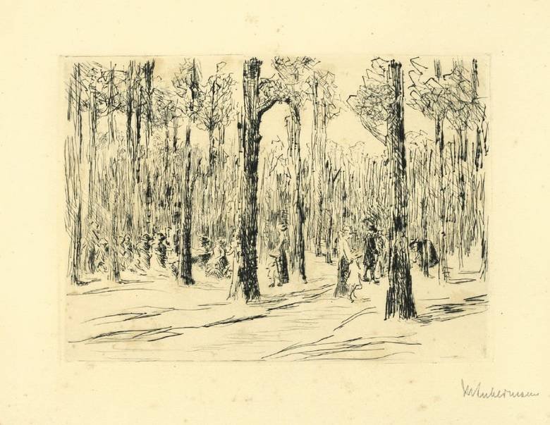 hayvanat bahçesi by Max Liebermann