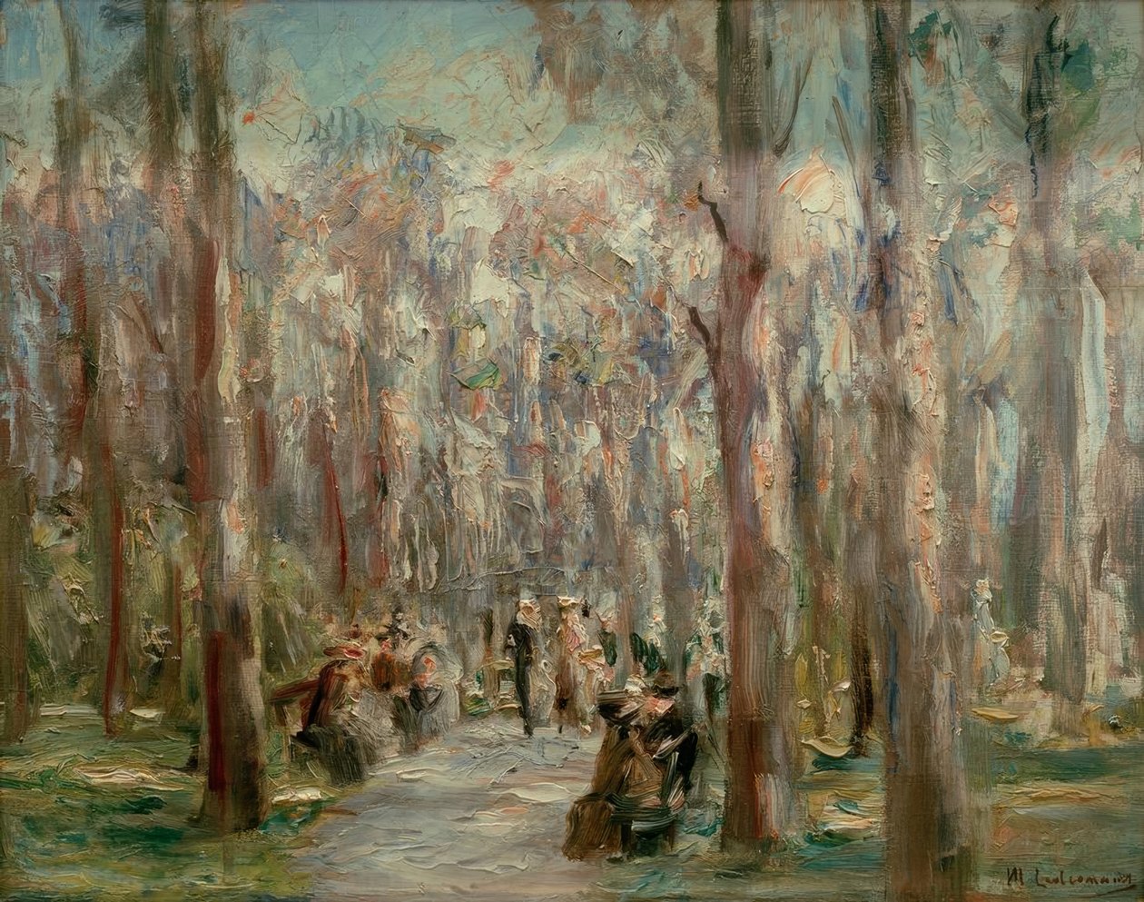 hayvanat bahçesi by Max Liebermann