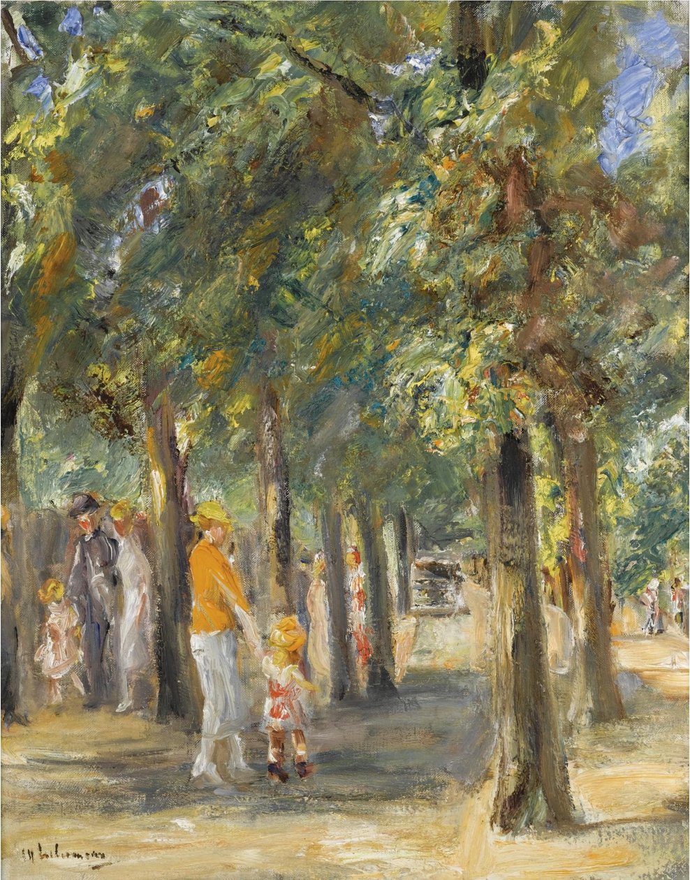 hayvanat bahçesi sahnesi by Max Liebermann