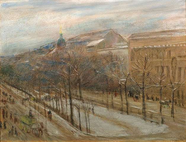 Ihlamur ağaçlarının altında by Max Liebermann