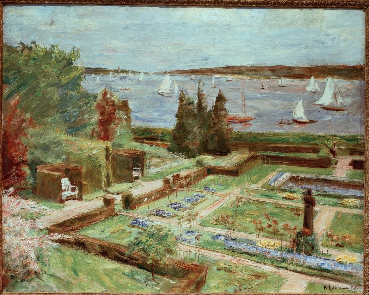 Arnhold ailesinin Wannsee bahçesi by Max Liebermann