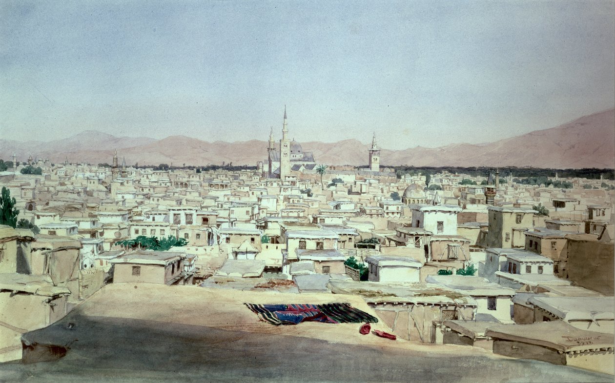Şam, 1844 (wc) by Max Schmidt