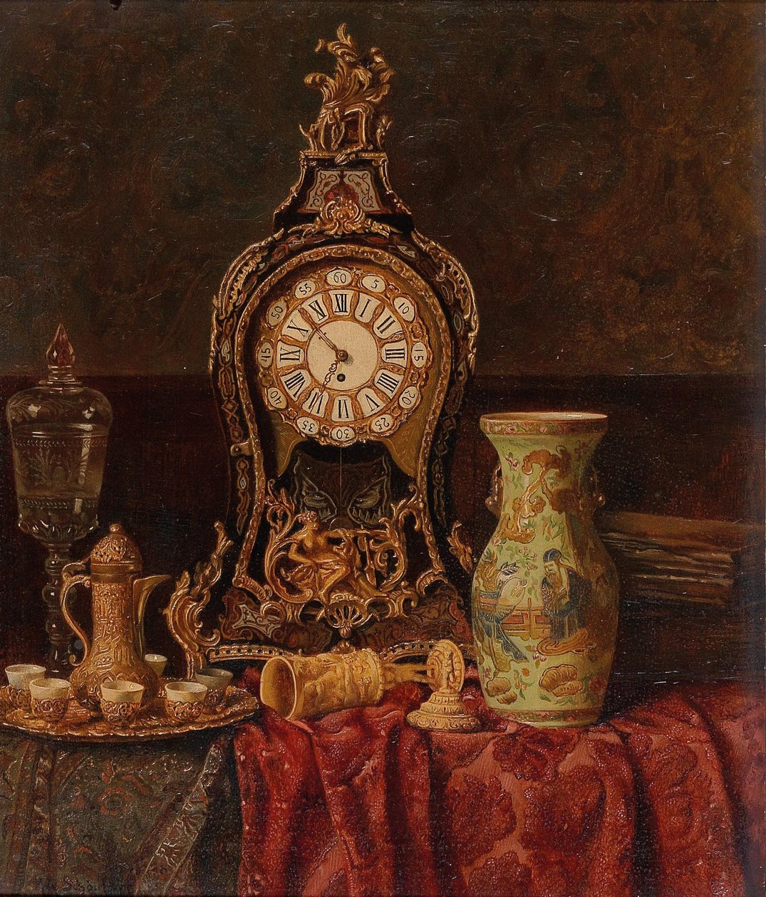 Antikalarla Natürmort by Max Schodl