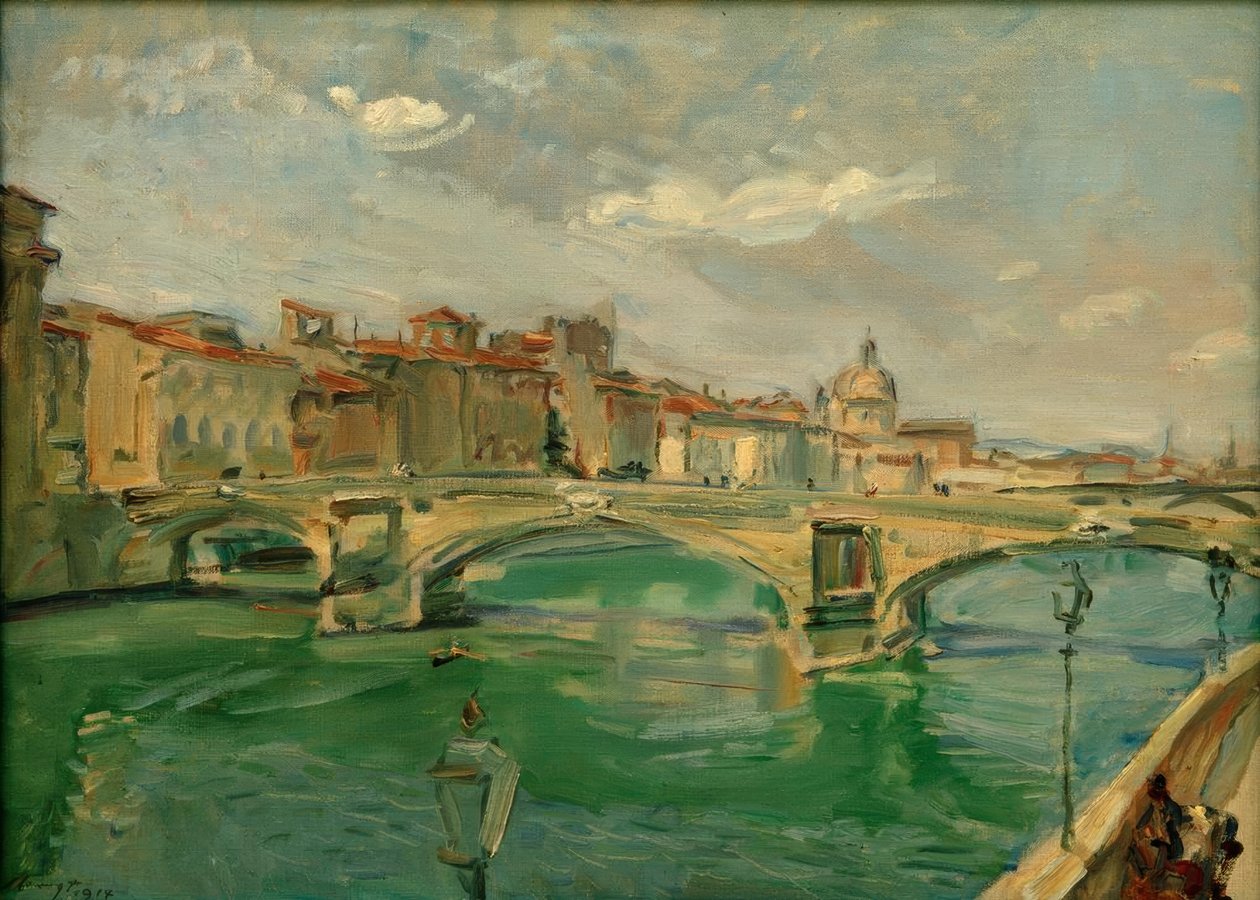 M.Slevogt, Brücke, Florenz