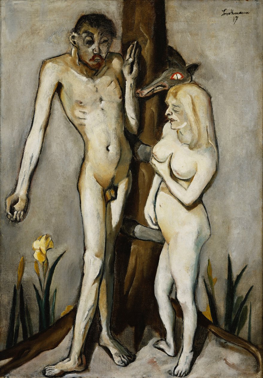 Adem ve Havva by Max Beckmann