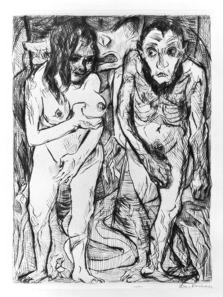 Adem ve Havva by Max Beckmann