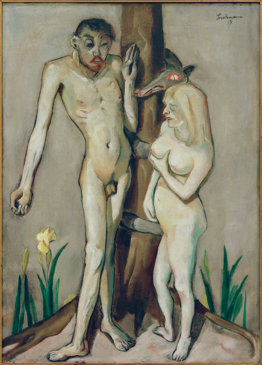 Adem ve Havva by Max Beckmann