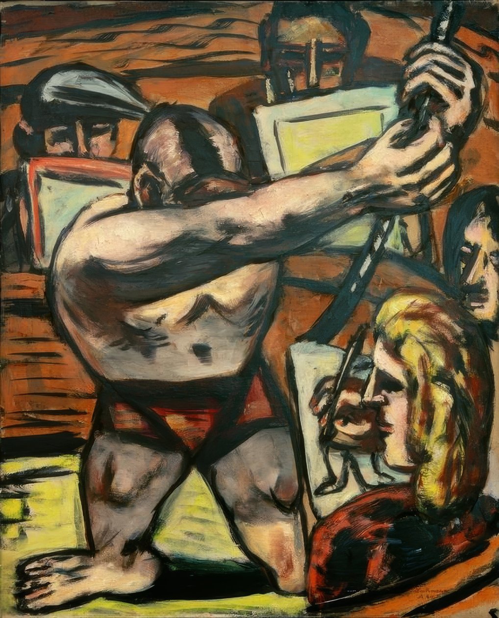 Akademi II by Max Beckmann