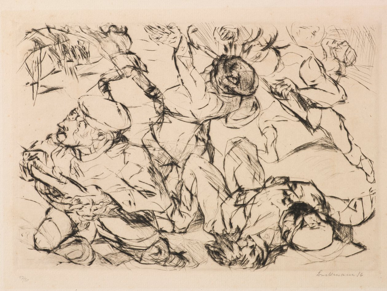 saldırı by Max Beckmann