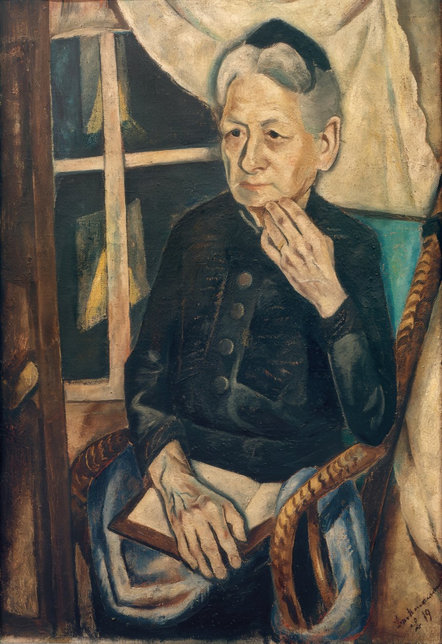 Bayan Tüp portresi by Max Beckmann