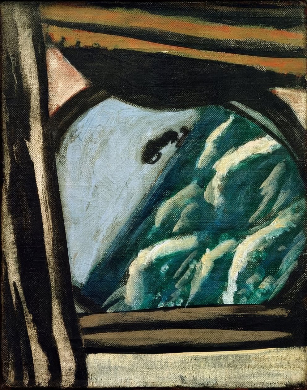 Geminin ambarından görünüm by Max Beckmann