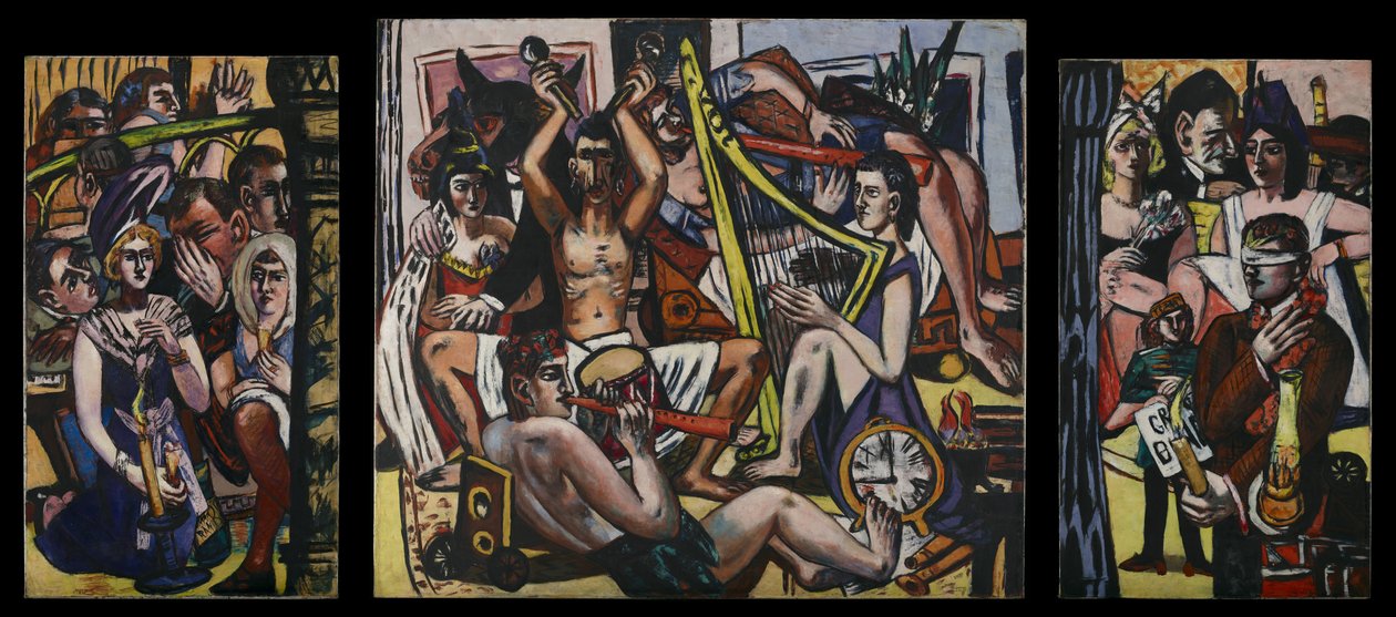 Kör adamın blöfü by Max Beckmann