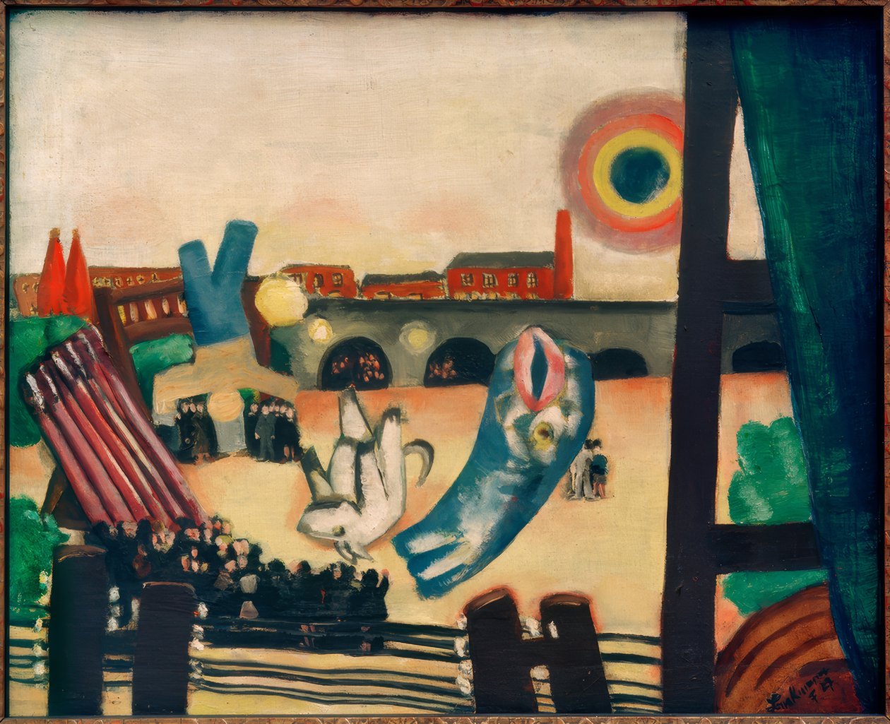 Çin havai fişekleri by Max Beckmann