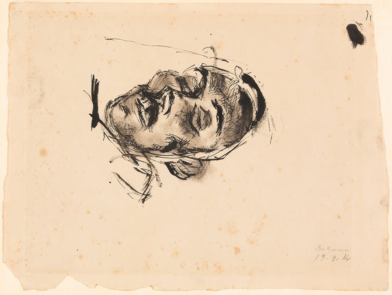 ölü rus by Max Beckmann