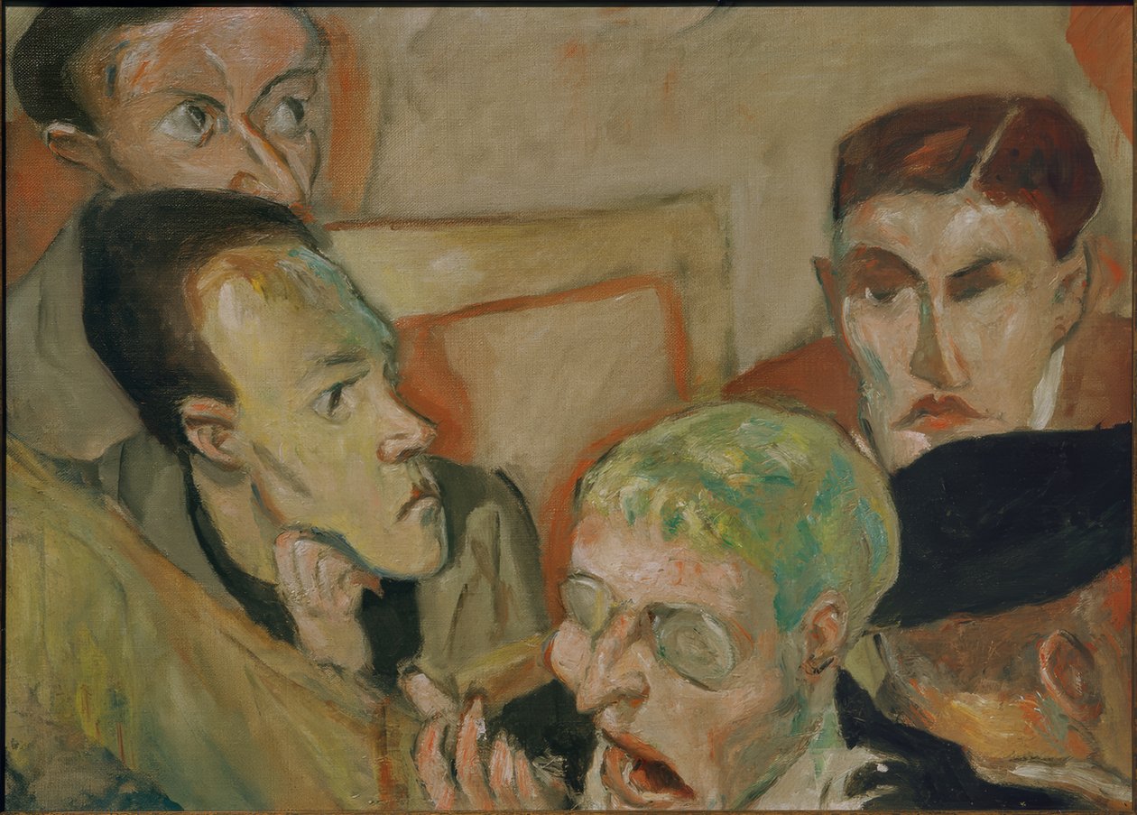 sanıklar by Max Beckmann
