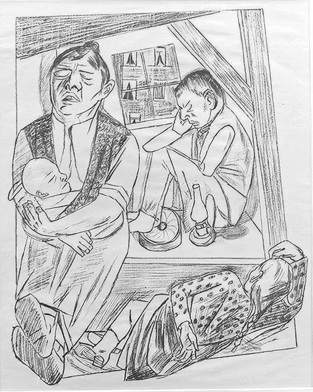 Gece by Max Beckmann