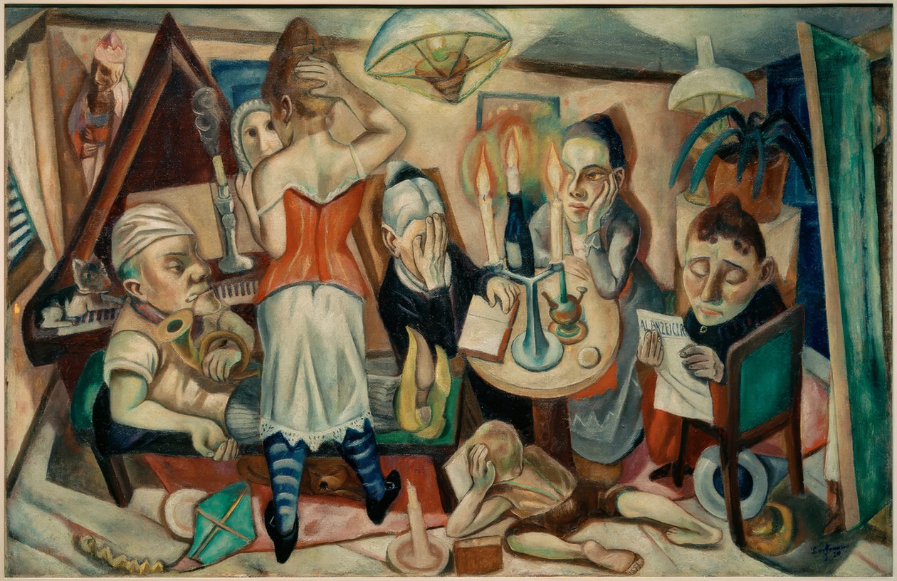 Aile fotoğrafı by Max Beckmann