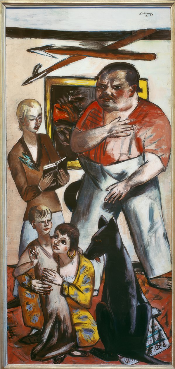 Aile portresi George by Max Beckmann
