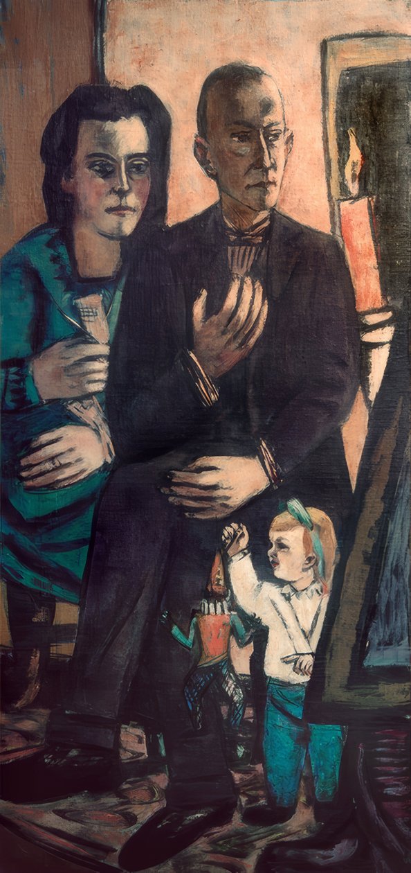 Aile portresi Lütjens by Max Beckmann