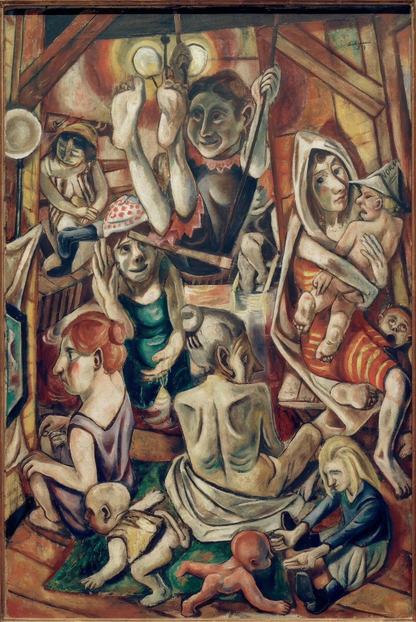 kadın hamamı by Max Beckmann