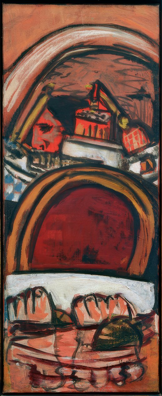 banyoda ayaklar by Max Beckmann