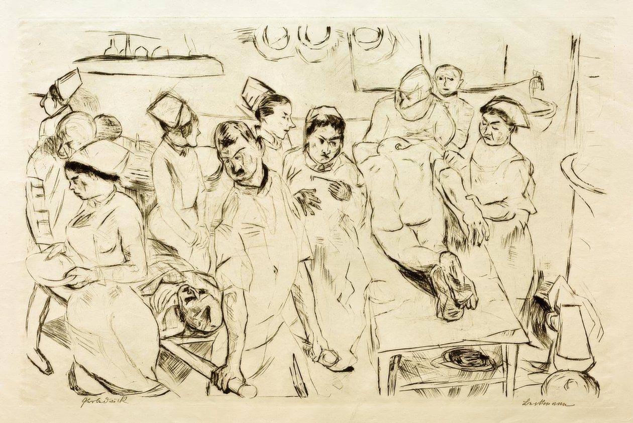 Büyük operasyon by Max Beckmann