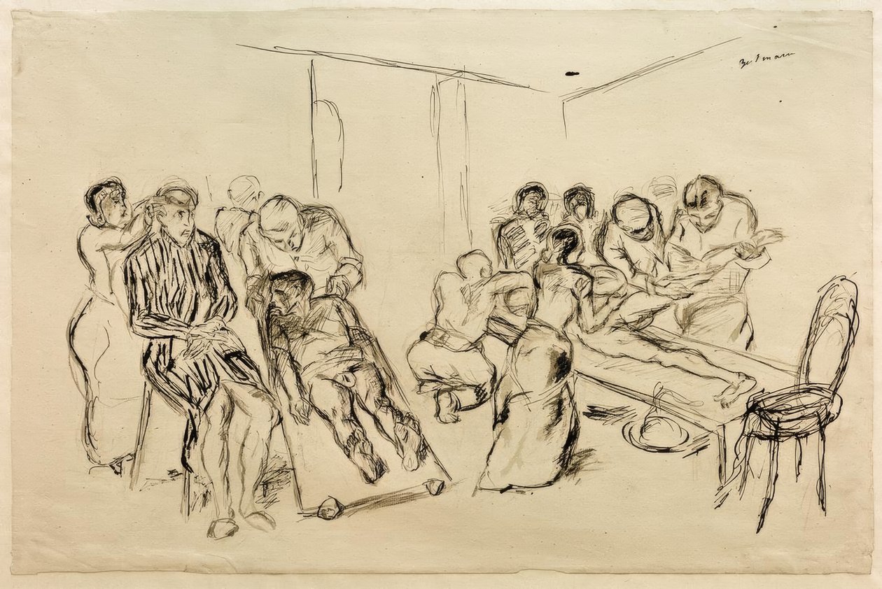 Büyük ameliyathane by Max Beckmann