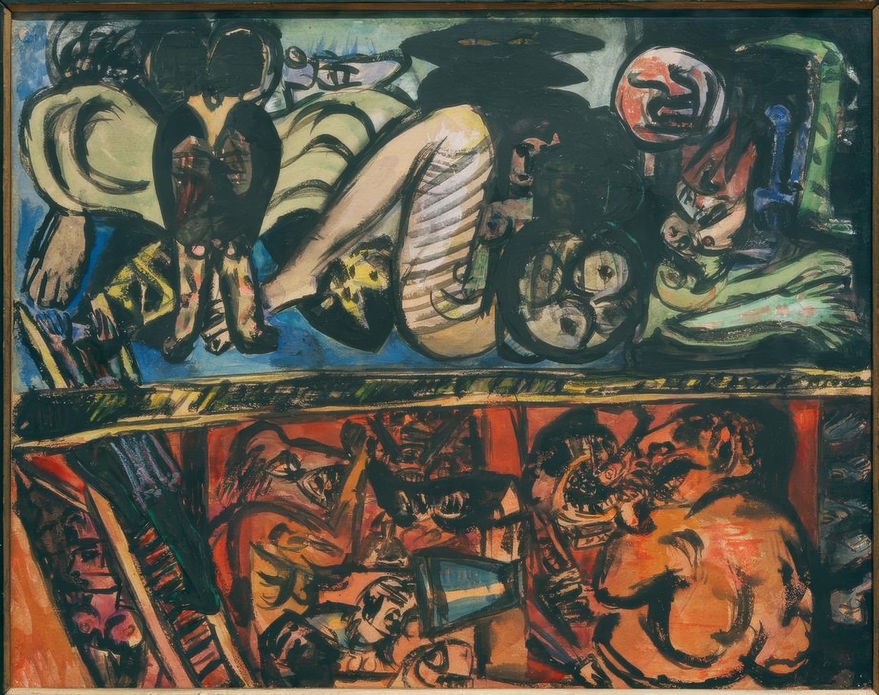 cehennem ve araf by Max Beckmann