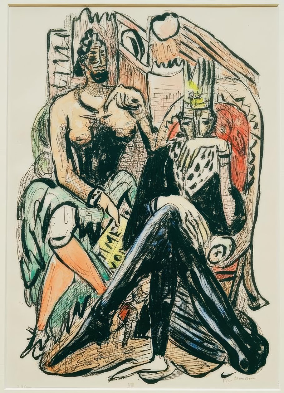 Kral ve Demagog by Max Beckmann