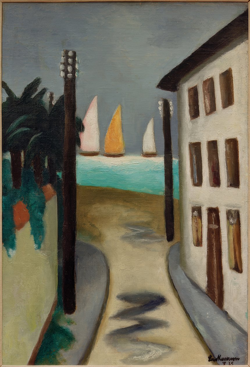 Küçük manzara. Viareggio by Max Beckmann