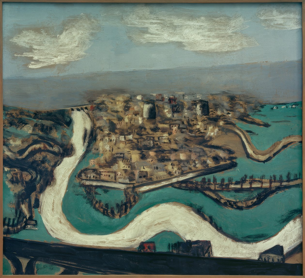 Saint-Germain manzarası by Max Beckmann