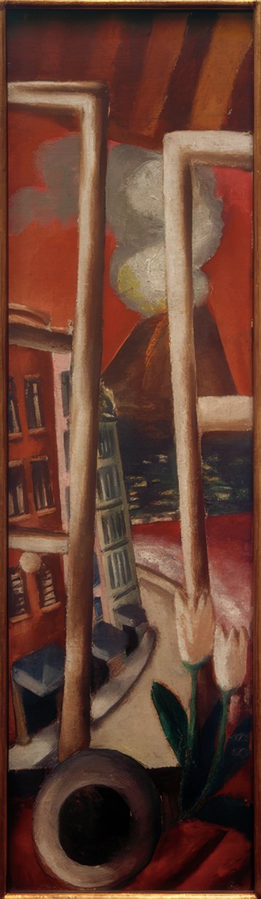 Vezüv ile manzara by Max Beckmann