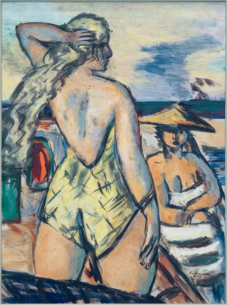deniz kenarındaki kız by Max Beckmann