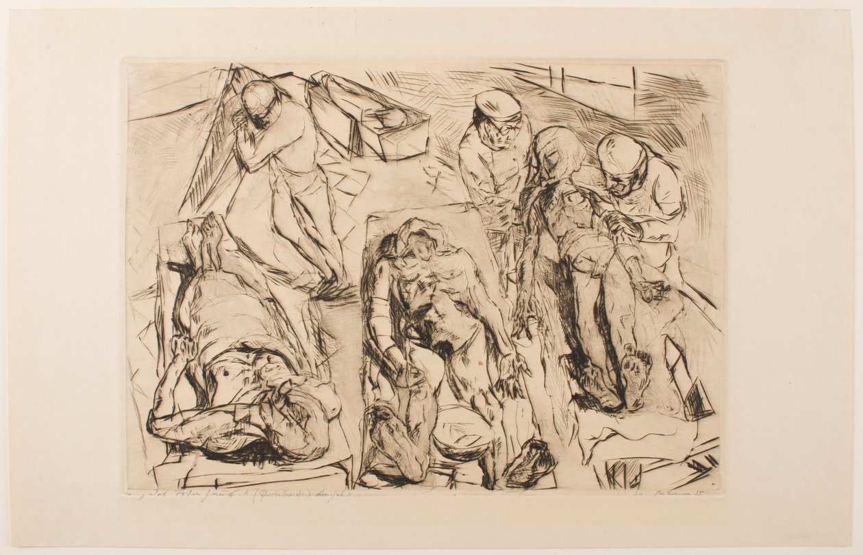 morg by Max Beckmann