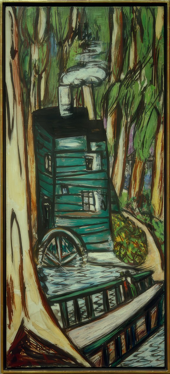 Okaliptüs Ormanında Değirmen (Mills Koleji) by Max Beckmann