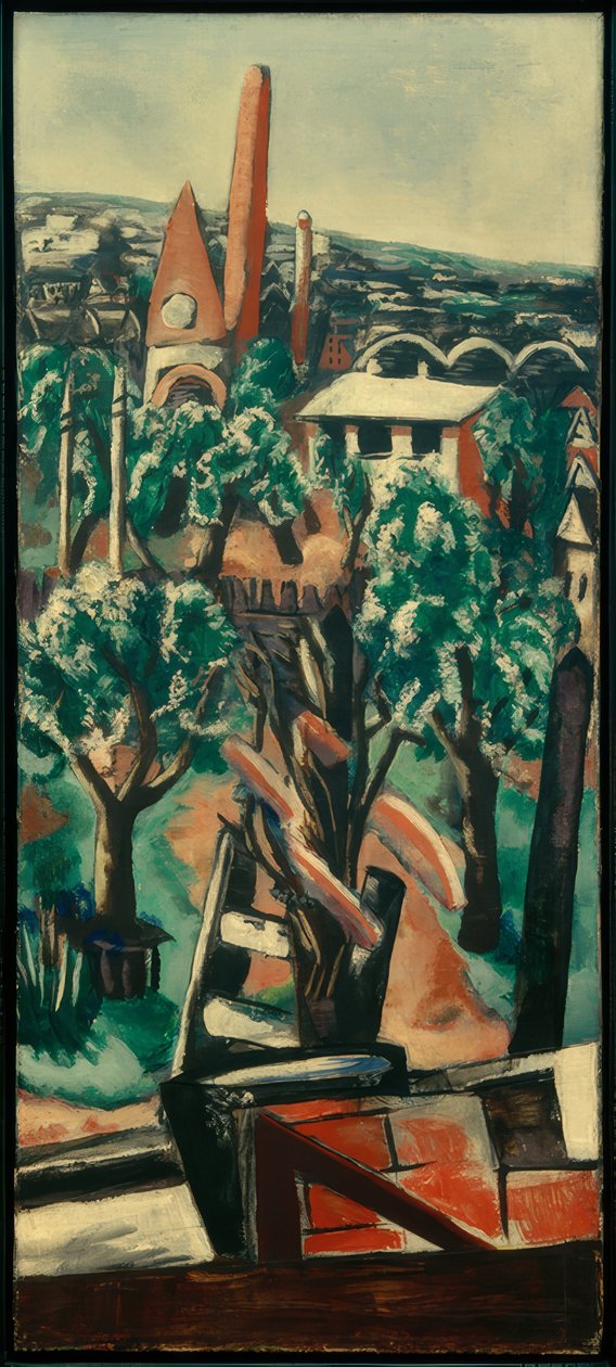 Yeni bina by Max Beckmann