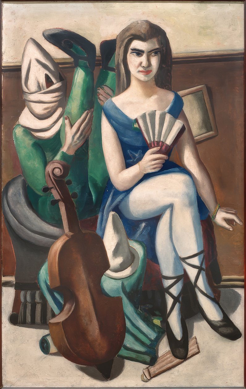 Pierrette ve Palyaço by Max Beckmann
