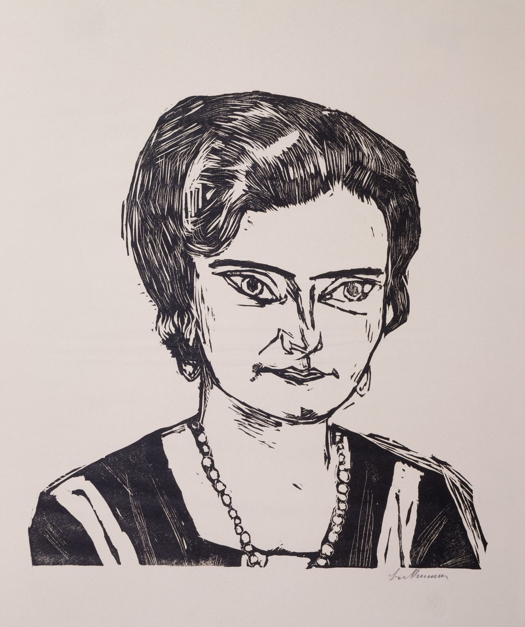 Bayan HM'nin Portresi (Naila) by Max Beckmann