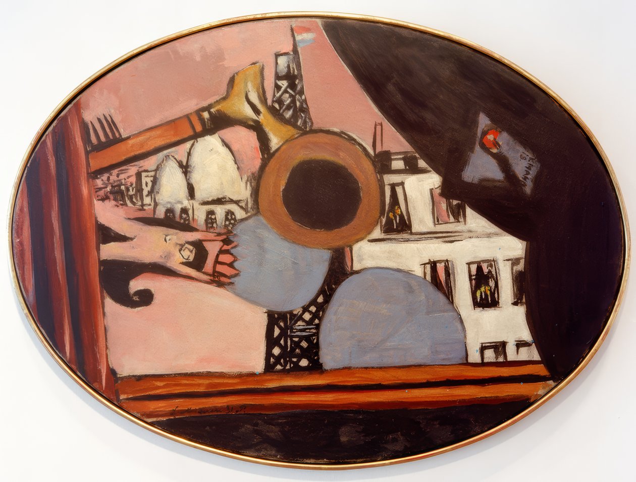 Paris Colette Rüyası, Eyfelturm by Max Beckmann