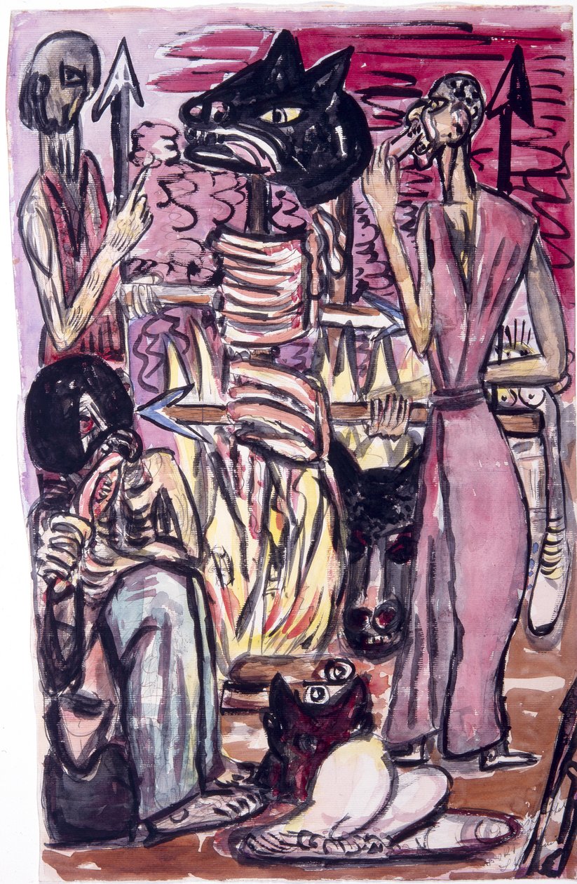 Kurban Yemeği by Max Beckmann