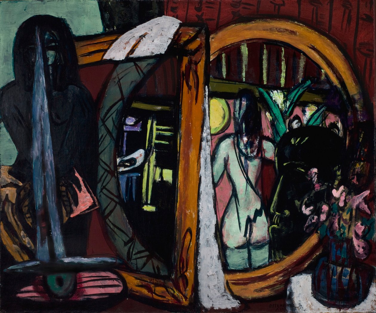 Heykeltıraş Stüdyosu by Max Beckmann