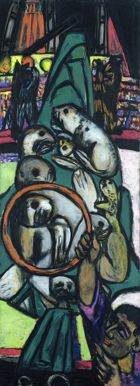 Sirkteki fok balıkları by Max Beckmann