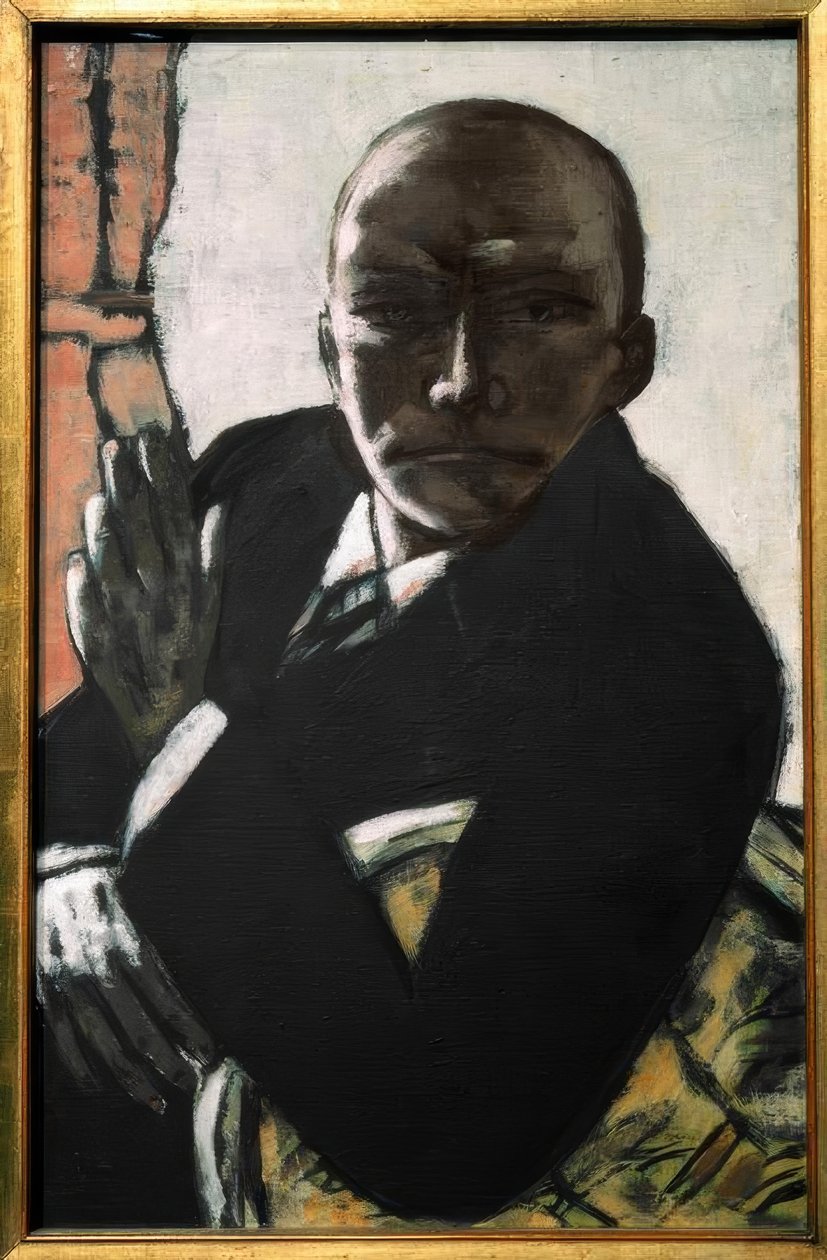Siyah otoportre by Max Beckmann