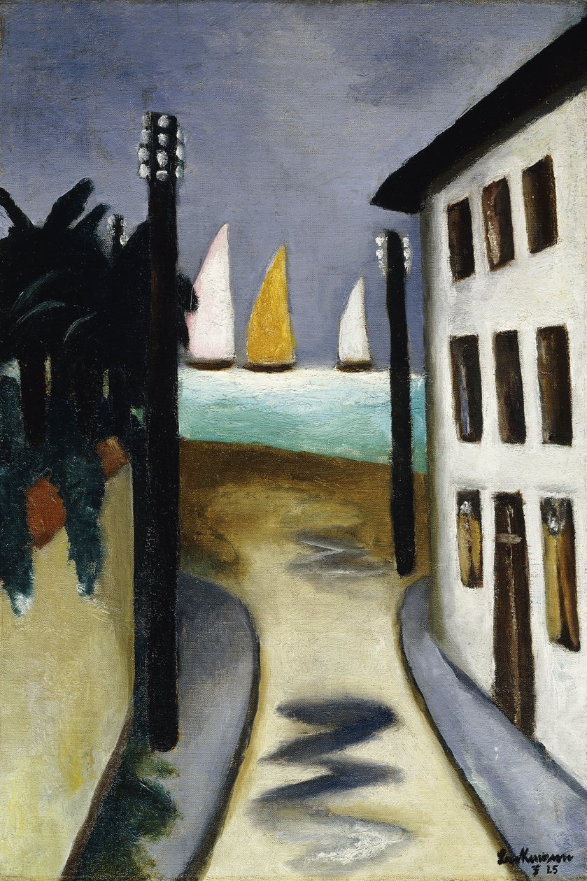 Küçük Manzara, Viareggio; Kleine Landschaft, Viareggio by Max Beckmann