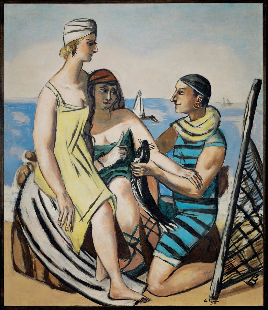 Küçük balık (tuval üzerine boyama) by Max Beckmann