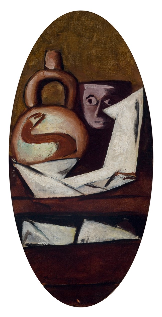 Natürmort (Meksika Figürlü) by Max Beckmann