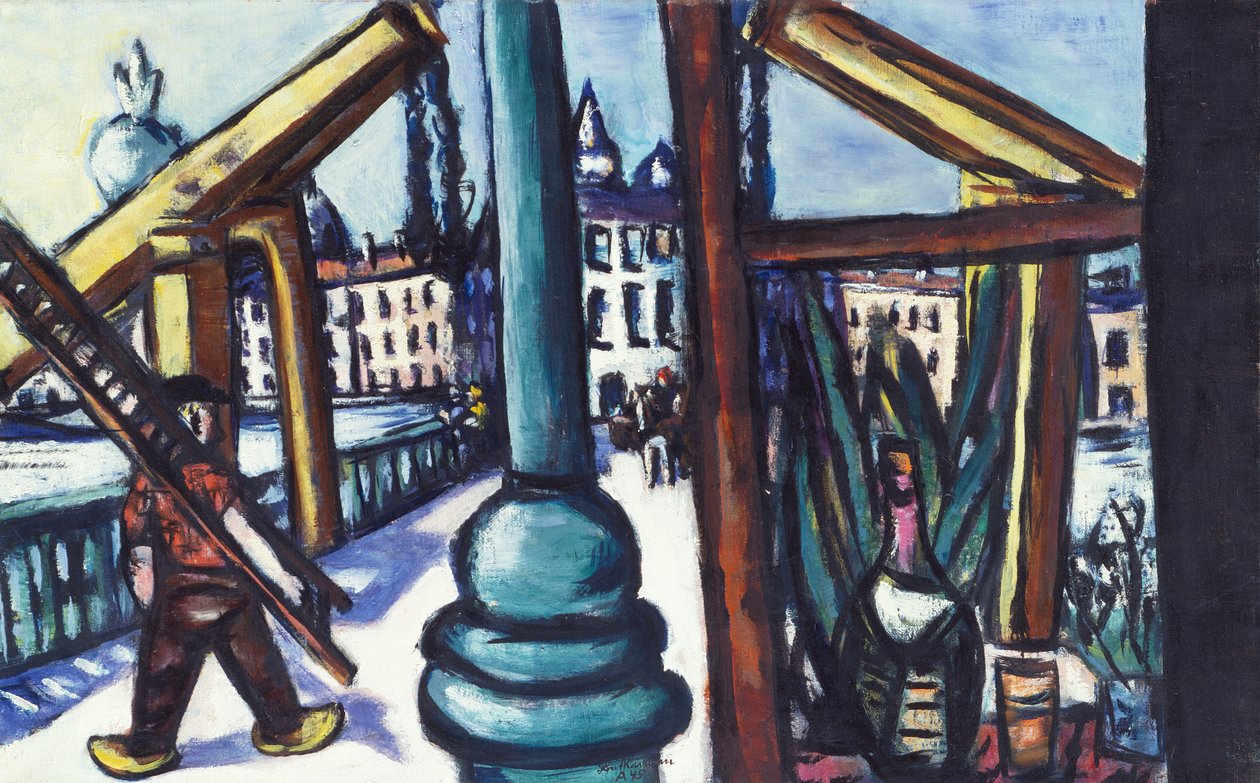 ahşap köprü by Max Beckmann