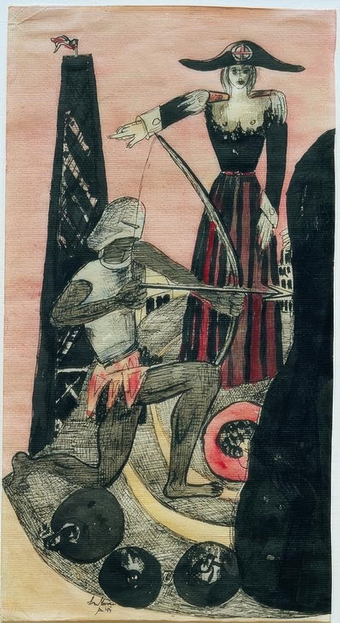 Venüs ve Mars by Max Beckmann